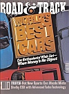 Road & Track Magazine’s cover with the &ldquo;World’s Best Cars&rdquo; hand-fabricated brass plaque by Dwight H. Bennett.