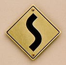 Siracusa’s early &ldquo;S&rdquo; Logo, photo-etched in brass and hand-finished by Dwight H. Bennett, was used on his Business’ Doorbell, and his Portfolio Binders.