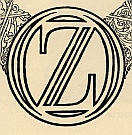 The original &ldquo;OZ&rdquo; logo from which I copied to produce the three &ldquo;OZ&rdquo; rings designed and hand-fabricated by Dwight H. Bennett.