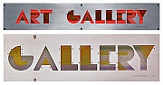 Second City Council Art Gallery + Performance Space’s &ldquo;Art Gallery&rdquo; neon sign was designed and hand-fabricated by Dwight H. Bennett.
